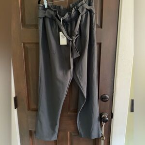 Grace Karin Women's High Waist Pencil Dressy Paper Bag Pants, XXL